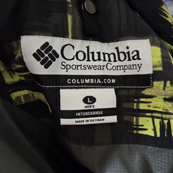 Columbia Men's Black and Yellow Performance Jacket Size L - Picture 9 of 9